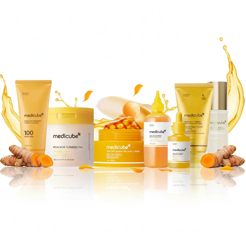 MEDICUBE Turmeric Glow Complete 7 Steps Skincare Set - JOLIE'S