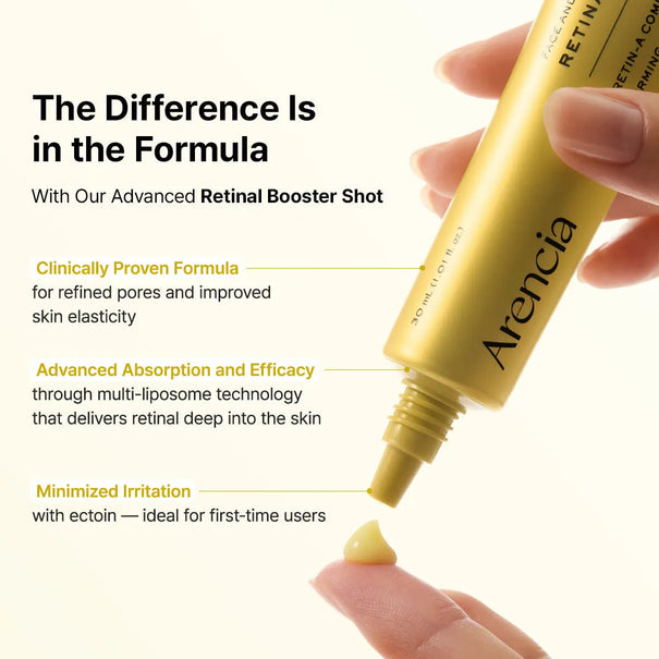 ARENCIA Booster Shot Retinal & Vitamin C Skin Renewal Duo - JOLIE'S