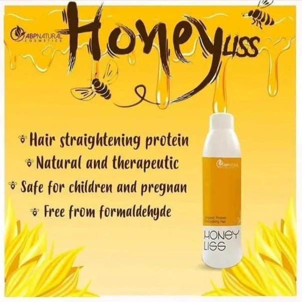 Abpnatural Cosmetics Honey Liss Organic Hair Straightening Protein 1000 ML ABPNATURAL JOLIE'S