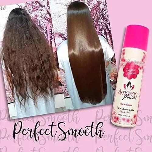 Amazon Flowers Perfect Smooth Brazilian Organic Hair Protein Straightener 1000 ML - JOLIE'S UAE