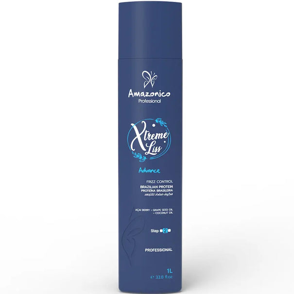 Amazonico Professional Xtreme Liss Advance Brazilian Protein Hair Treatment Set (1L + 2 x 400ml shampoo & Conditioner) AMAZONICO JOLIE'S