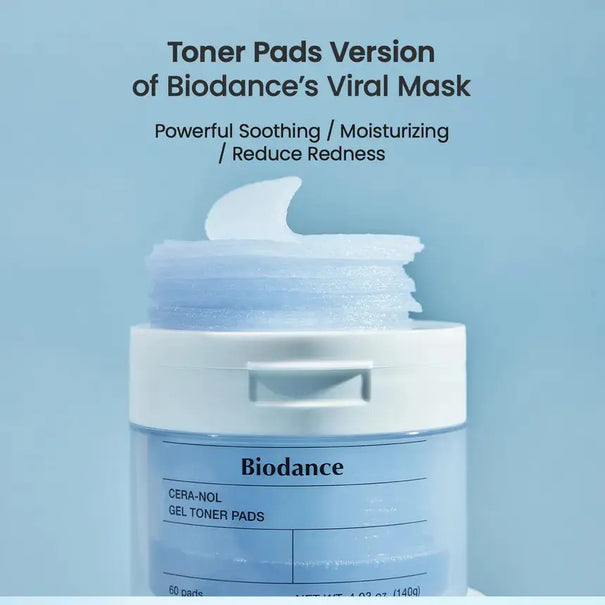 BIODANCE Cera-nol Gel Toner Pads ( 60 pads ) Medicube JOLIE'S