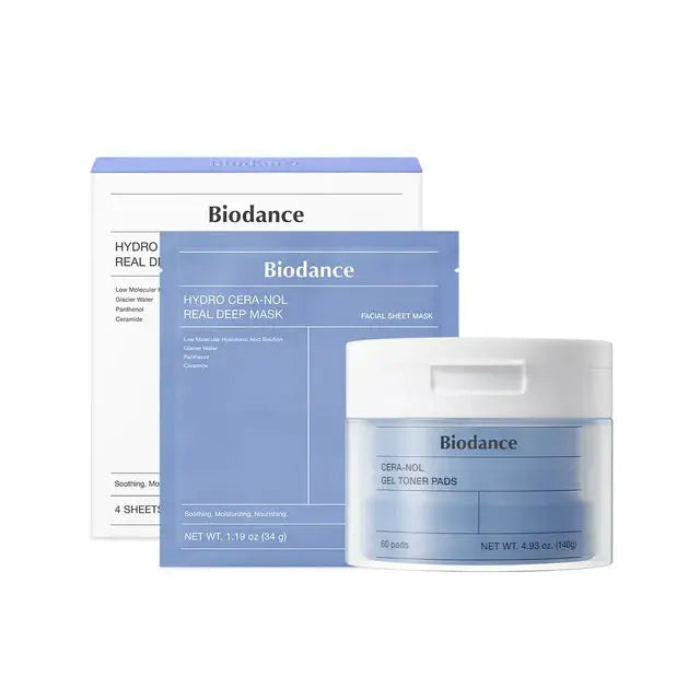 BIODANCE Hydro Cera-nol Real Deep Mask Set + Cera-nol Gel Toner Pads Medicube JOLIE'S