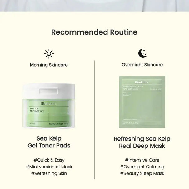 BIODANCE Sea Kelp Gel Toner Pads ( 60 pads ) Medicube JOLIE'S