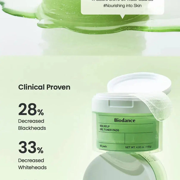 BIODANCE Sea Kelp Gel Toner Pads ( 60 pads ) Medicube JOLIE'S