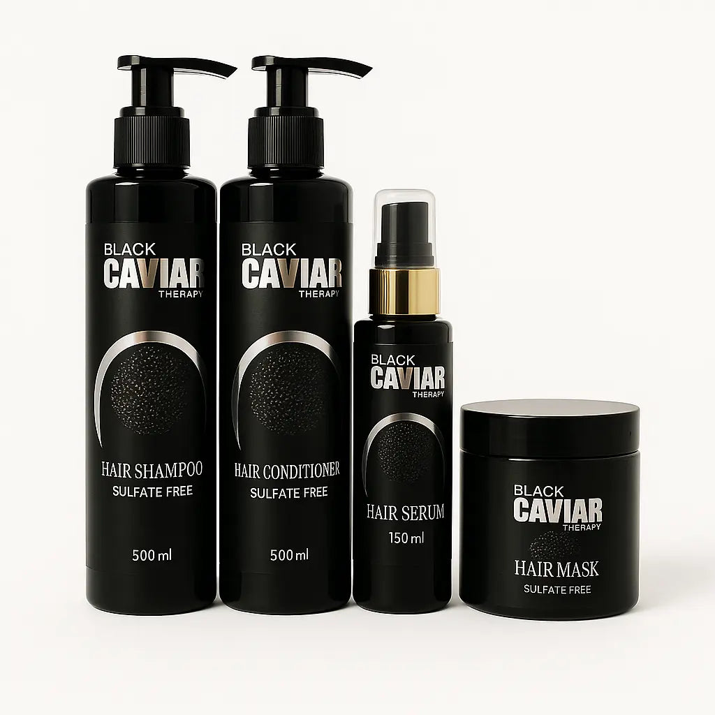 BLACK CAVIAR THERAPY Sulfate Free Hair Care Kit 4 Pcs BLACK CAVIAR JOLIE'S