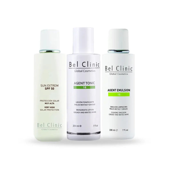 Bel Clinic Skincare Set Effective Protection and Cleansing for Combination and Oily Skin JOLIE'S JOLIE'S