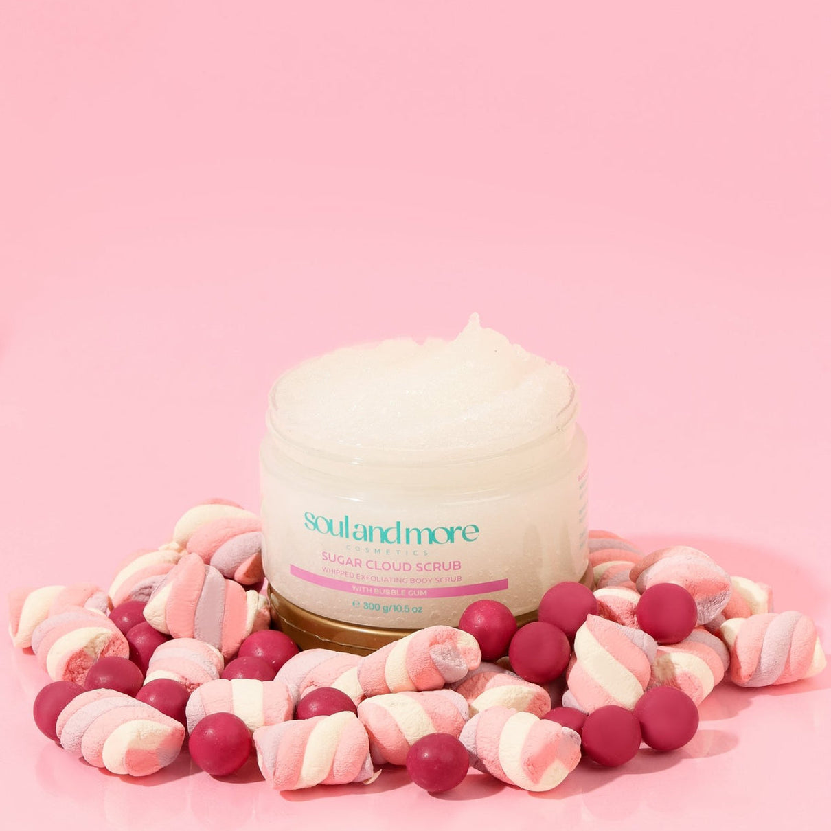 SOUL AND MORE Bubble Gum Body Scrub - JOLIE'S