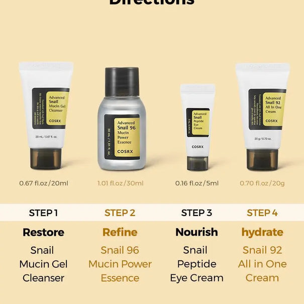 COSRX All About Snail Kit 4 Step - JOLIE'S