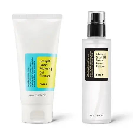 DOKAN COSRX Low PH Good Morning Gel Cleanser with Advanced Snail 96 Mucin Power Essence set COSRX