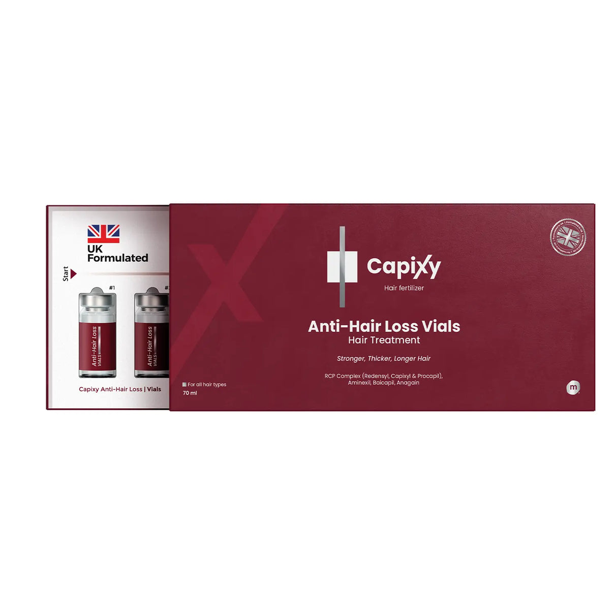 Capixy Anti Hair Loss Vials 70ml Capixy JOLIE'S