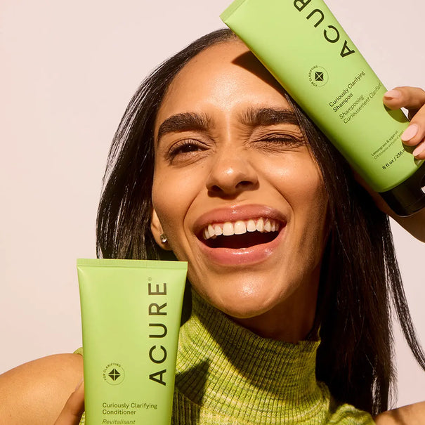 Curiously Clarifying Shampoo and Conditioner Set Acure JOLIE'S