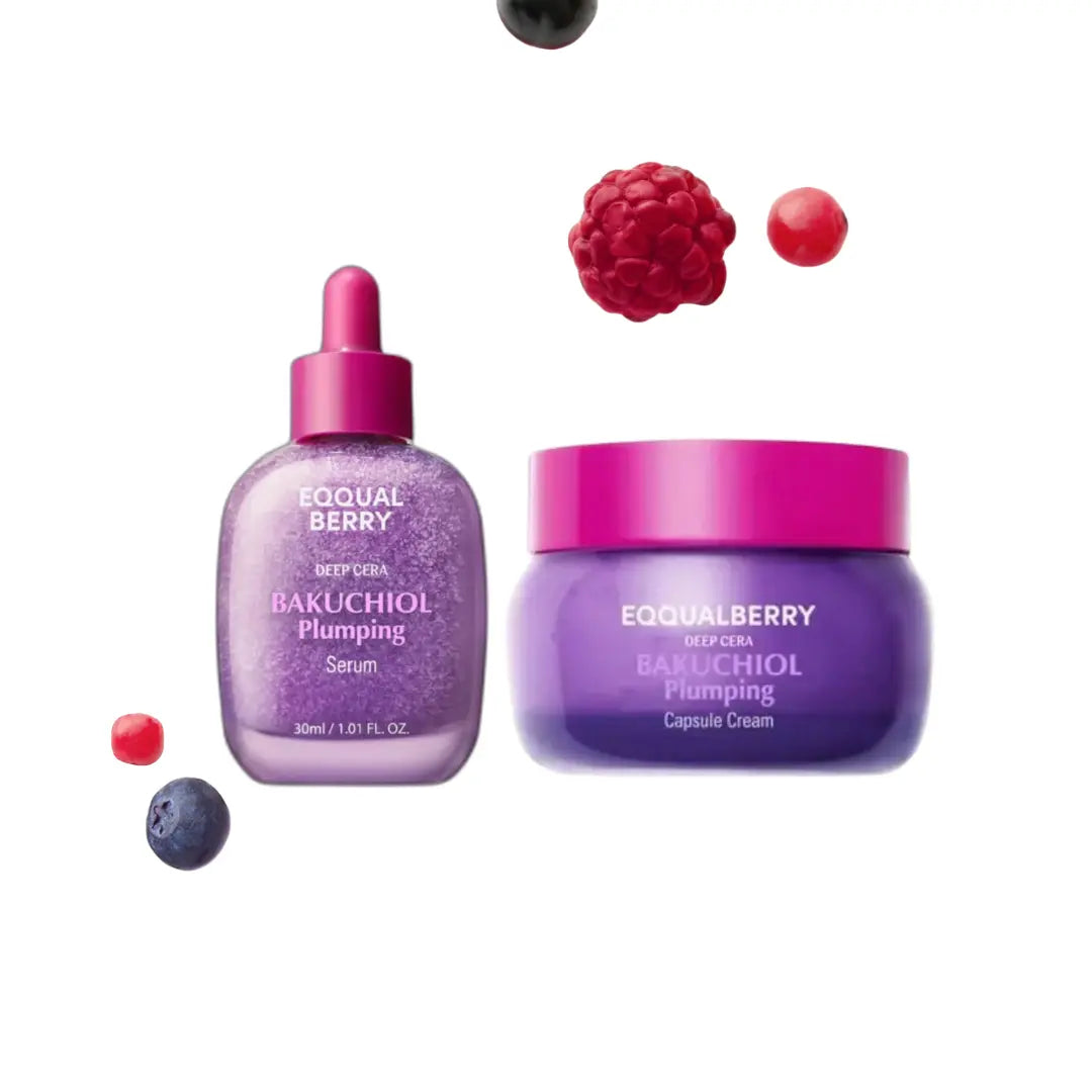 EQQUALBERRY Bakuchiol Glow Duo Serum + Capsule Cream EQQUALBERRY JOLIE'S