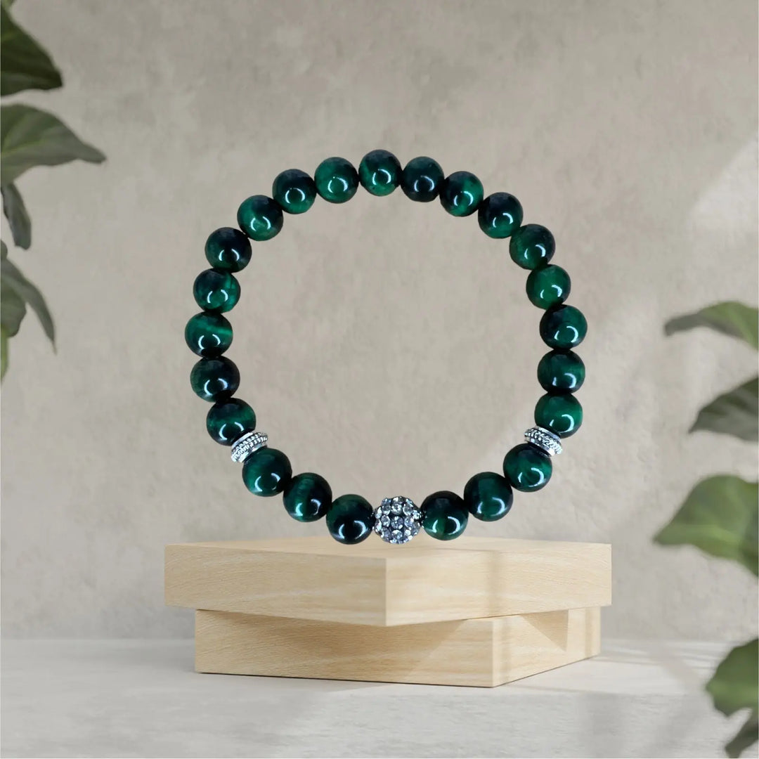 Green tiger eye natural stone Bracelet JOLIE'S JOLIE'S