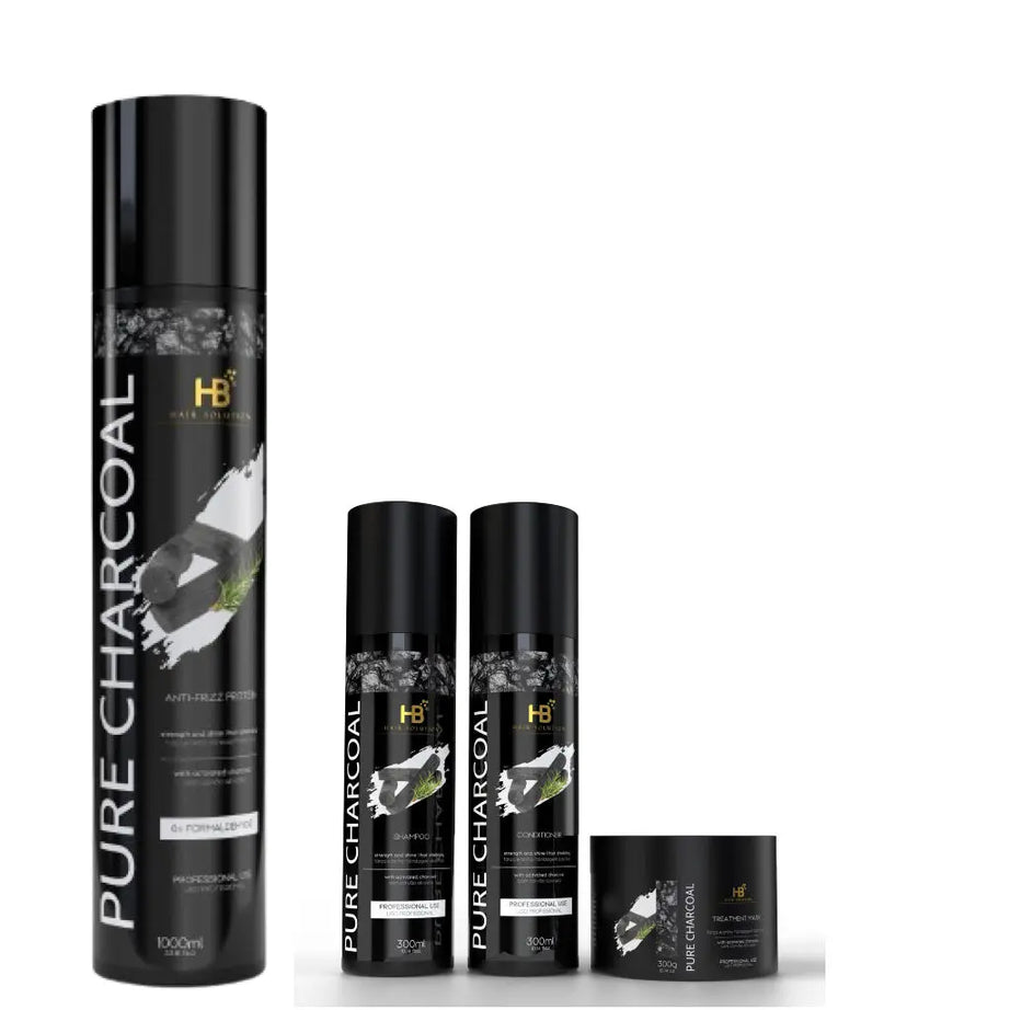 HB HAIR SOLUTION Pure Charcoal Anti Frizz Protein - JOLIE'S