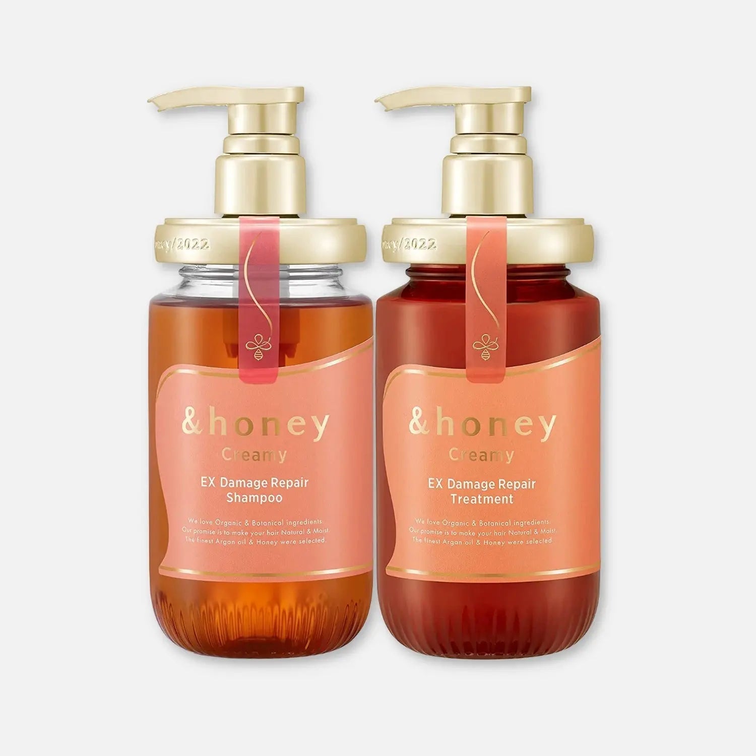 & Honey Creamy EX Damage Repair Shampoo, Treatment & Hair Oil Set - JOLIE'S