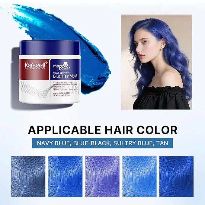KARSEELL Blue Hair Color Depositing Mask 500 gm KARSEELL JOLIE'S