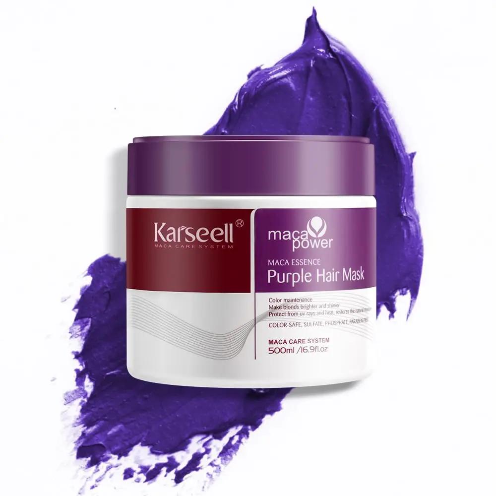 KARSEELL Maca Essence Purple Hair Mask for Blonde Hair 500 ML KARSEELL JOLIE'S