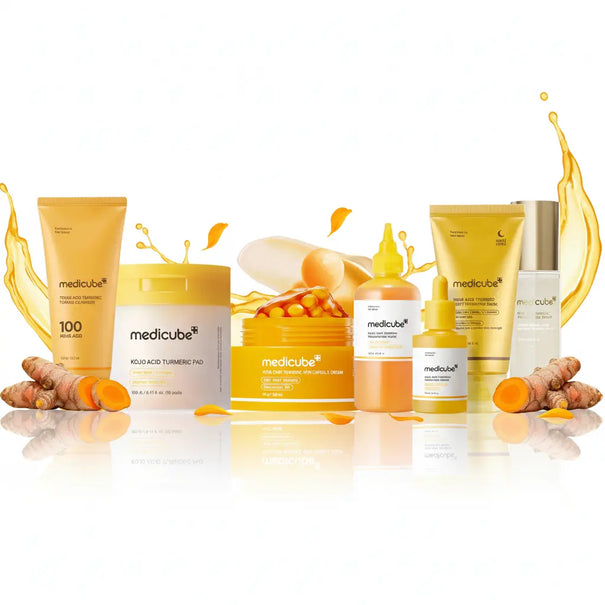 MEDICUBE Turmeric Glow Complete 7 Steps Skincare Set - JOLIE'S