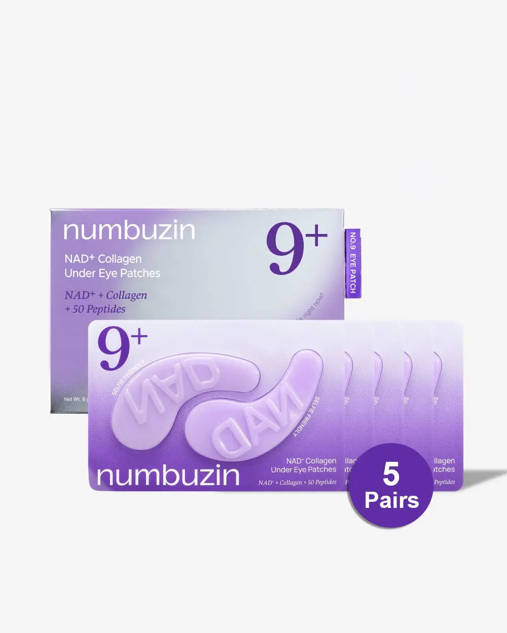 NUMBUZIN No.9 NAD+ Collagen Under Eye Patches (5 Pairs) numbuzin JOLIE'S