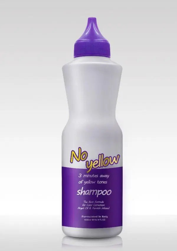 NUSPA 3 Minutes Purple No Yellow Shampoo Moisturizing Shimmer Correction Sulfate Free Argan Oil Keratin Protein Infused for Color Correction 500 ML - JOLIE'S UAE