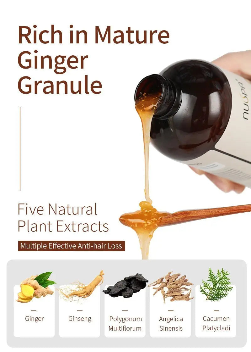 NUSPA Anti Hair Loss Hair Care Set with Herbal Shampoo, Serum & Massage Comb NUSPA JOLIE'S