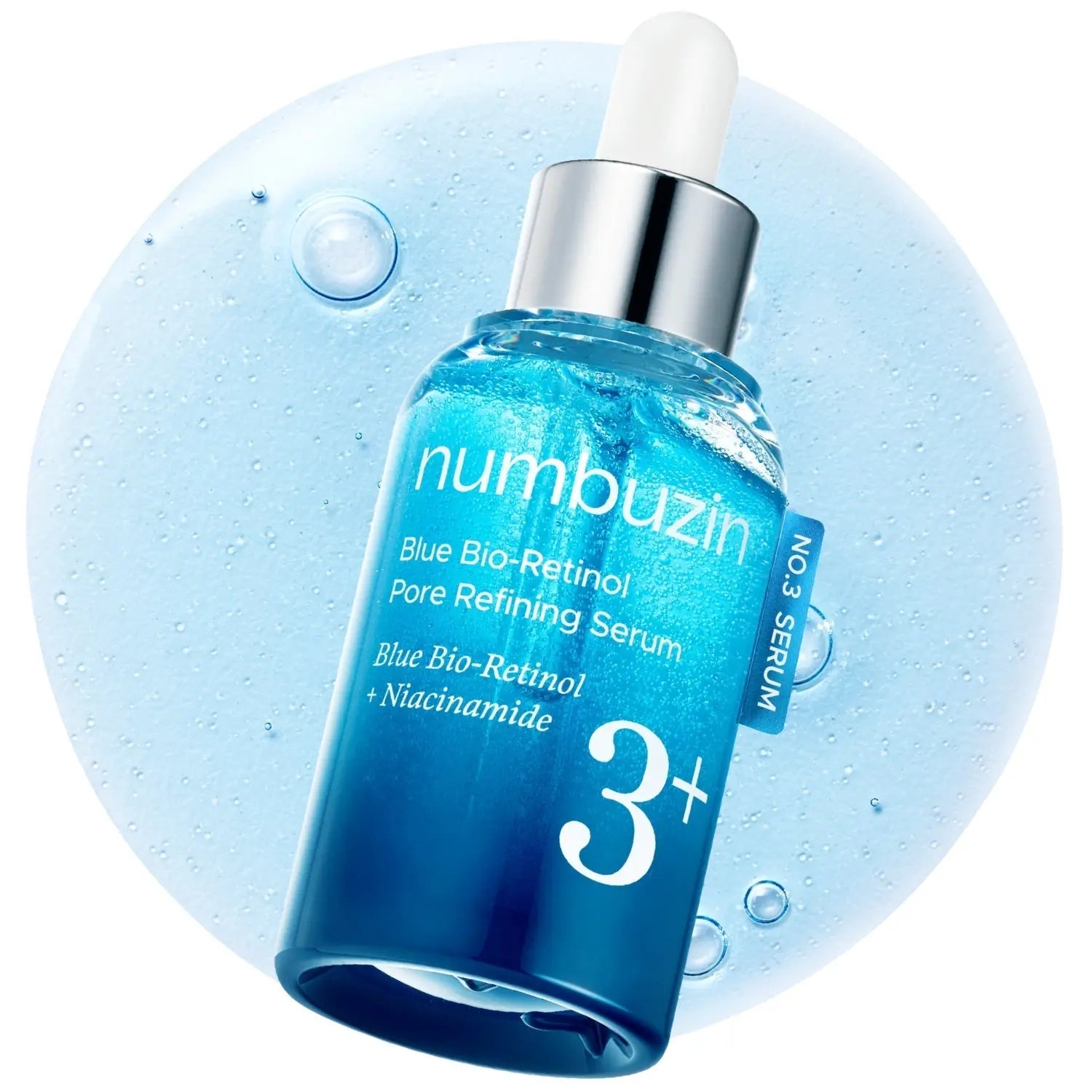 Numbuzin No.3 Blue Bio-Retinol Pore Refining Serum 30ml Numbuzin