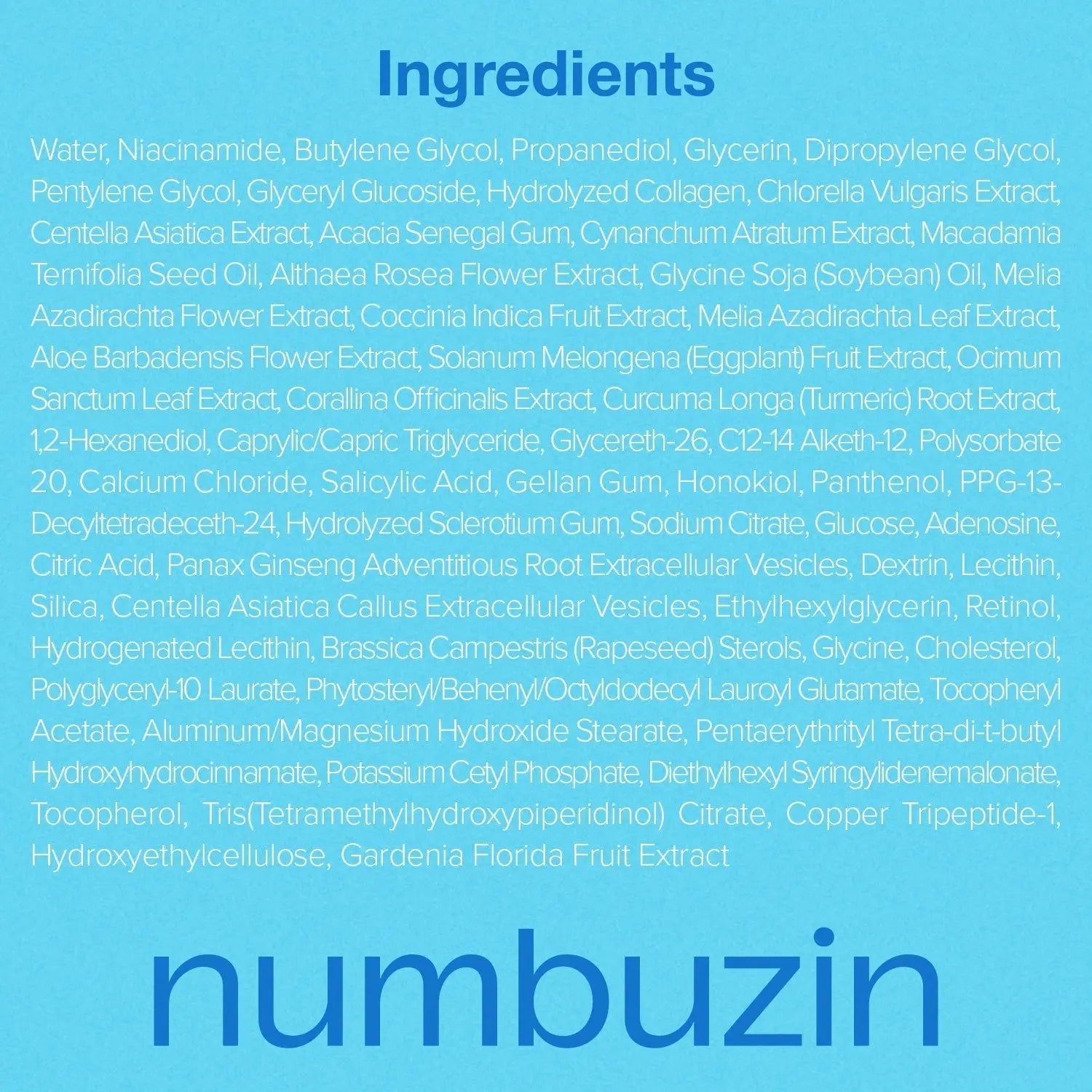 Numbuzin No.3 Blue Bio-Retinol Pore Refining Serum 30ml Numbuzin JOLIE'S