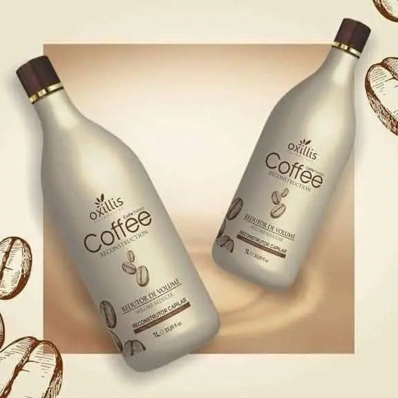 OXILLIS Coffee Therapy Brazilian Protein Hair Straightener 1000 ML - JOLIE'S