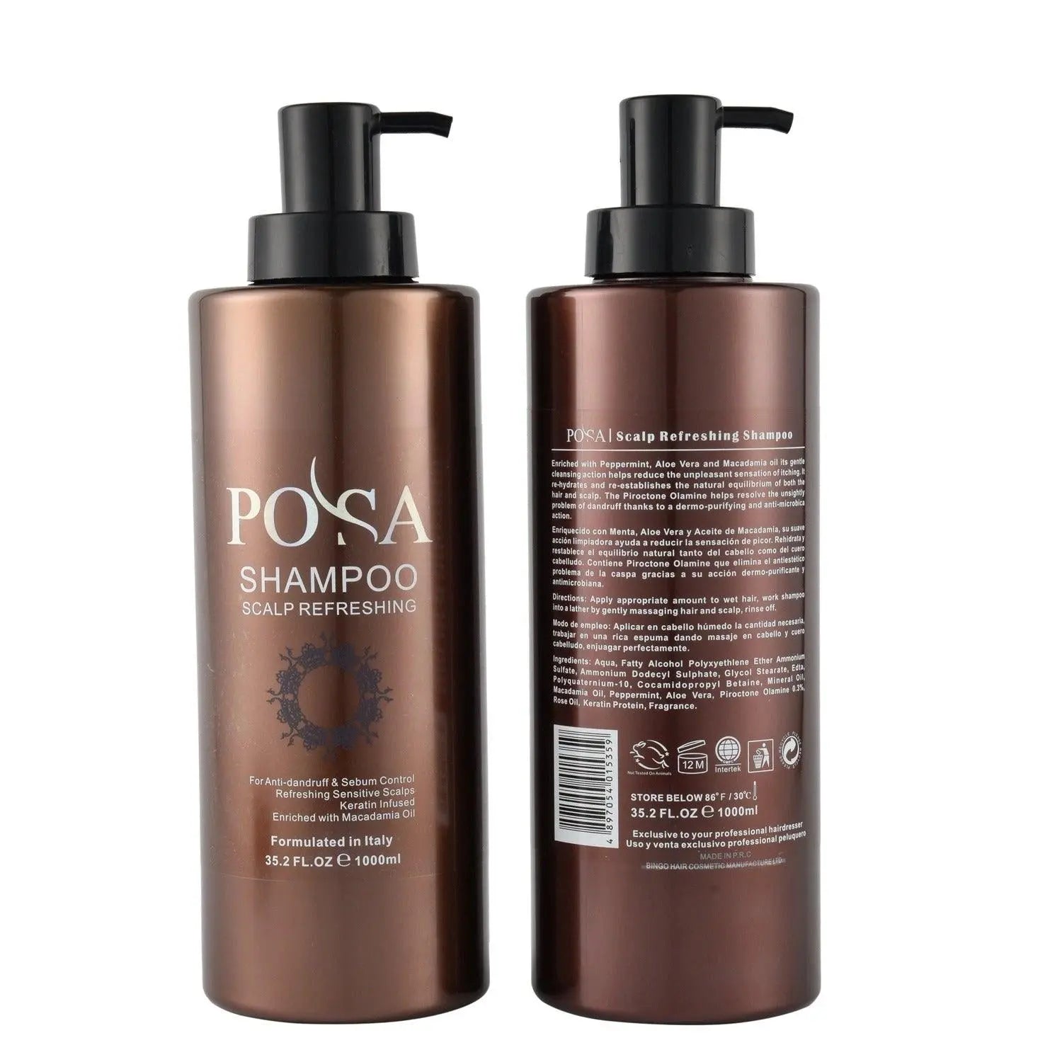 POSA Scalp Refreshing Shampoo 1000 ML - JOLIE'S UAE