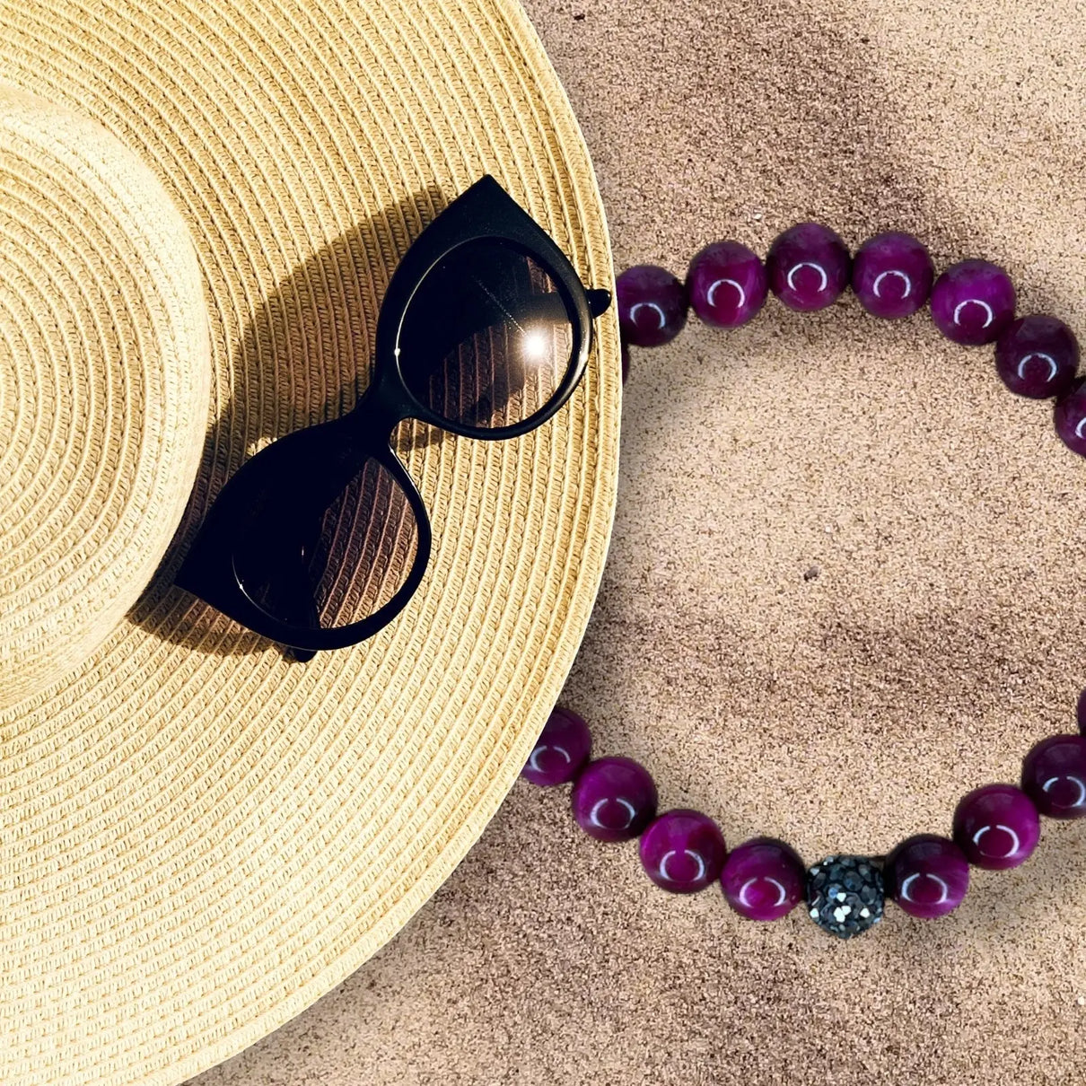 Rose tiger eye natural stone Bracelet JOLIE'S JOLIE'S