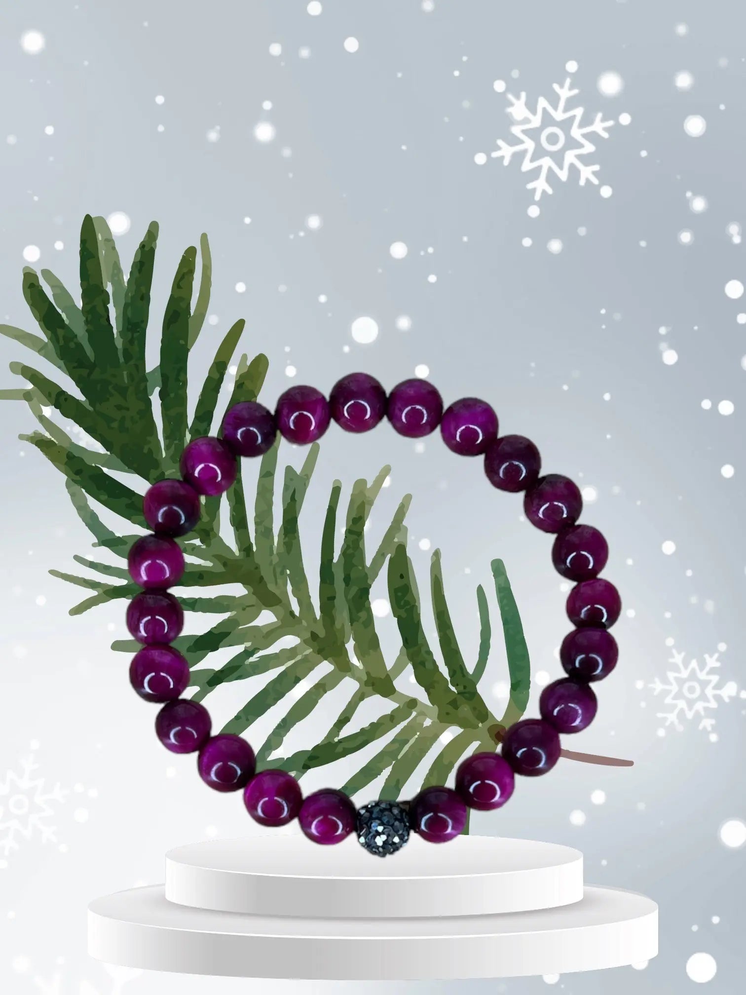 Rose tiger eye natural stone Bracelet JOLIE'S JOLIE'S