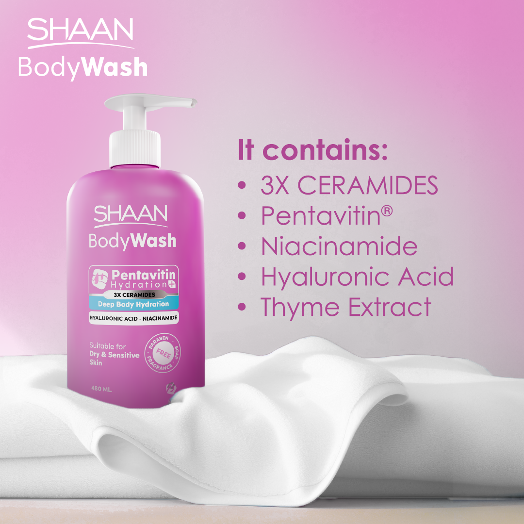 SHAAN Hydrating Body Wash 480 ML - JOLIE'S
