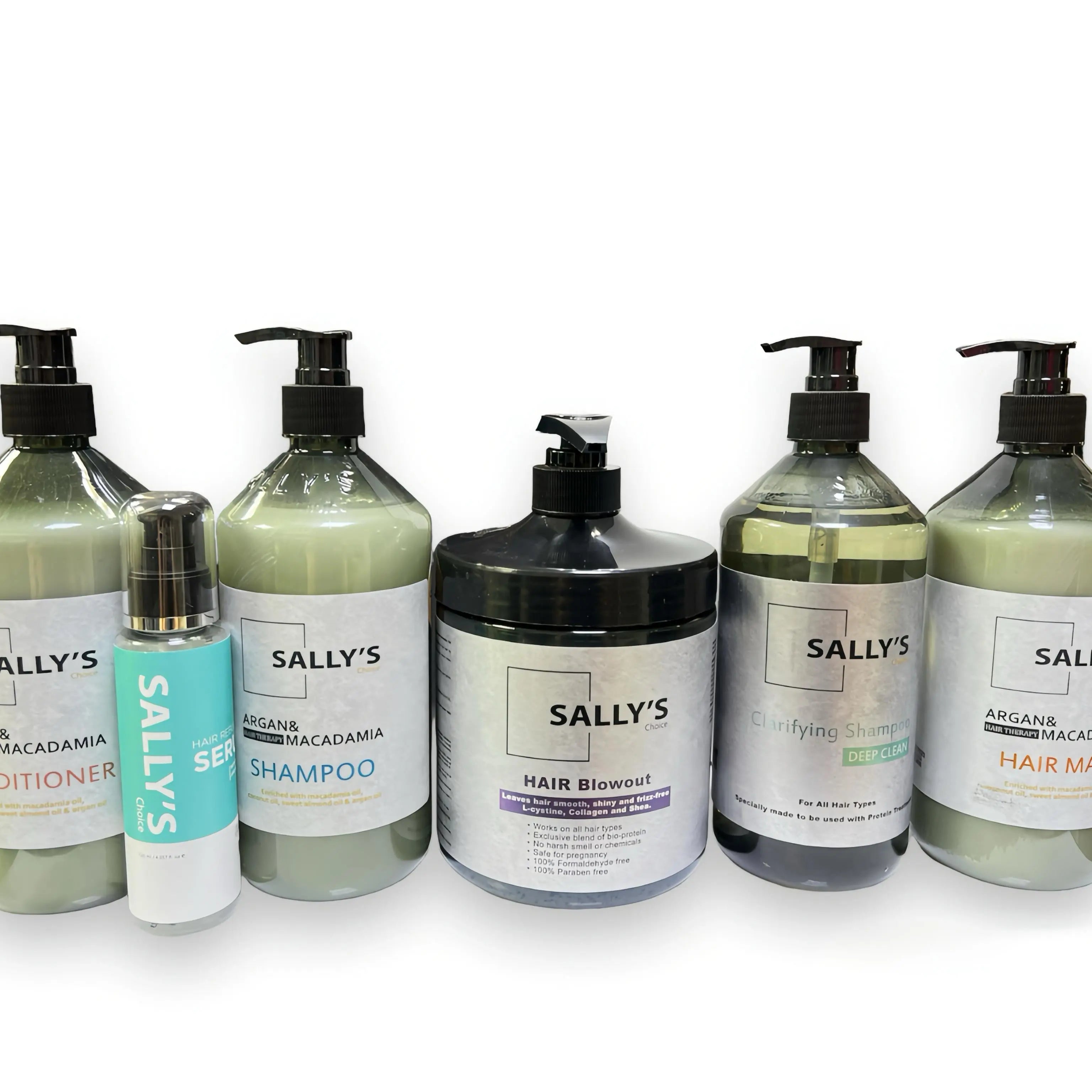 Sally's Choice Bio Protein Natural Hair Therapy Anti Frizz 6 Pcs Set - JOLIE'S