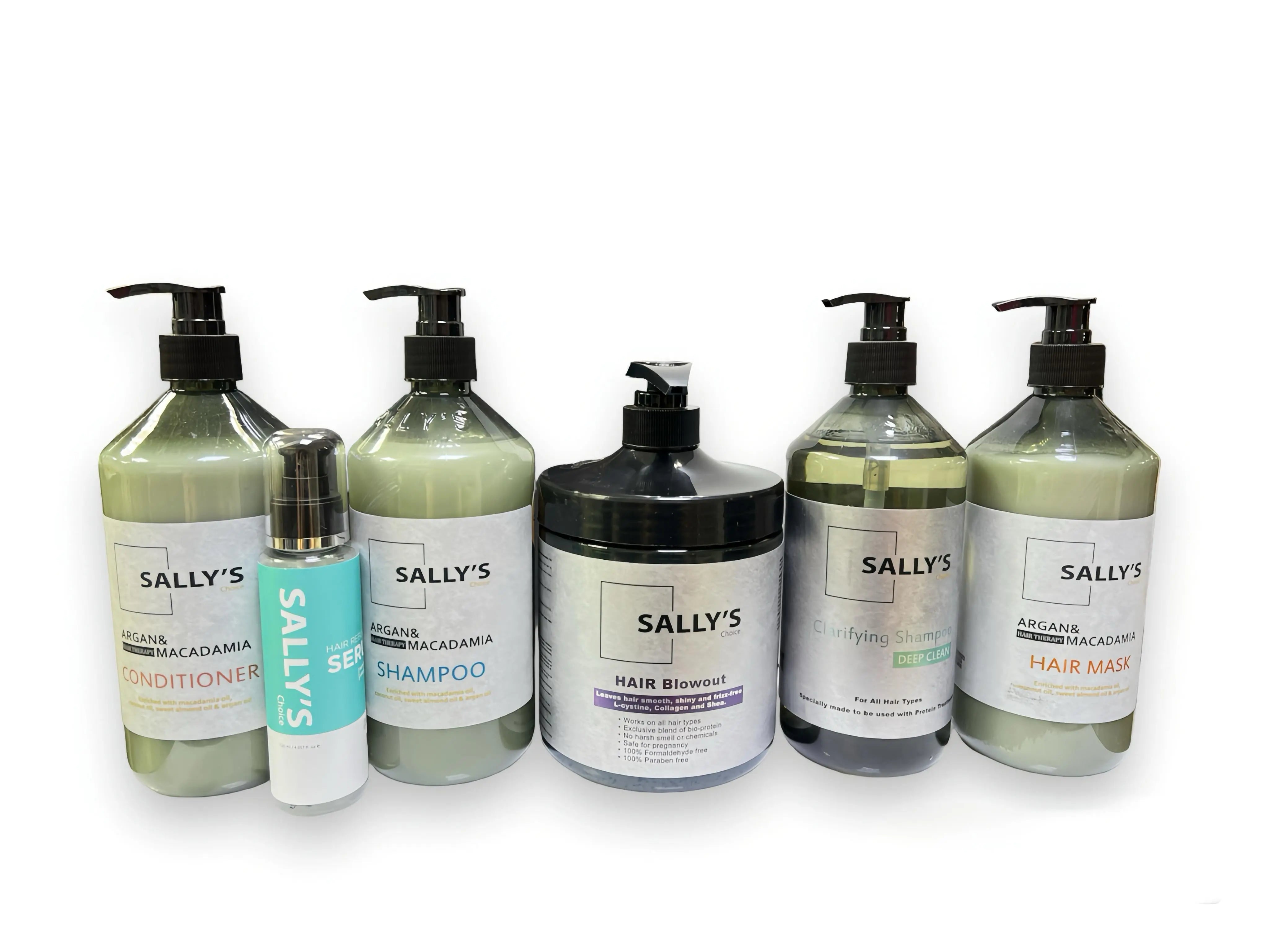 Sally's Choice Bio Protein Natural Hair Therapy Anti Frizz 6 Pcs Set - JOLIE'S