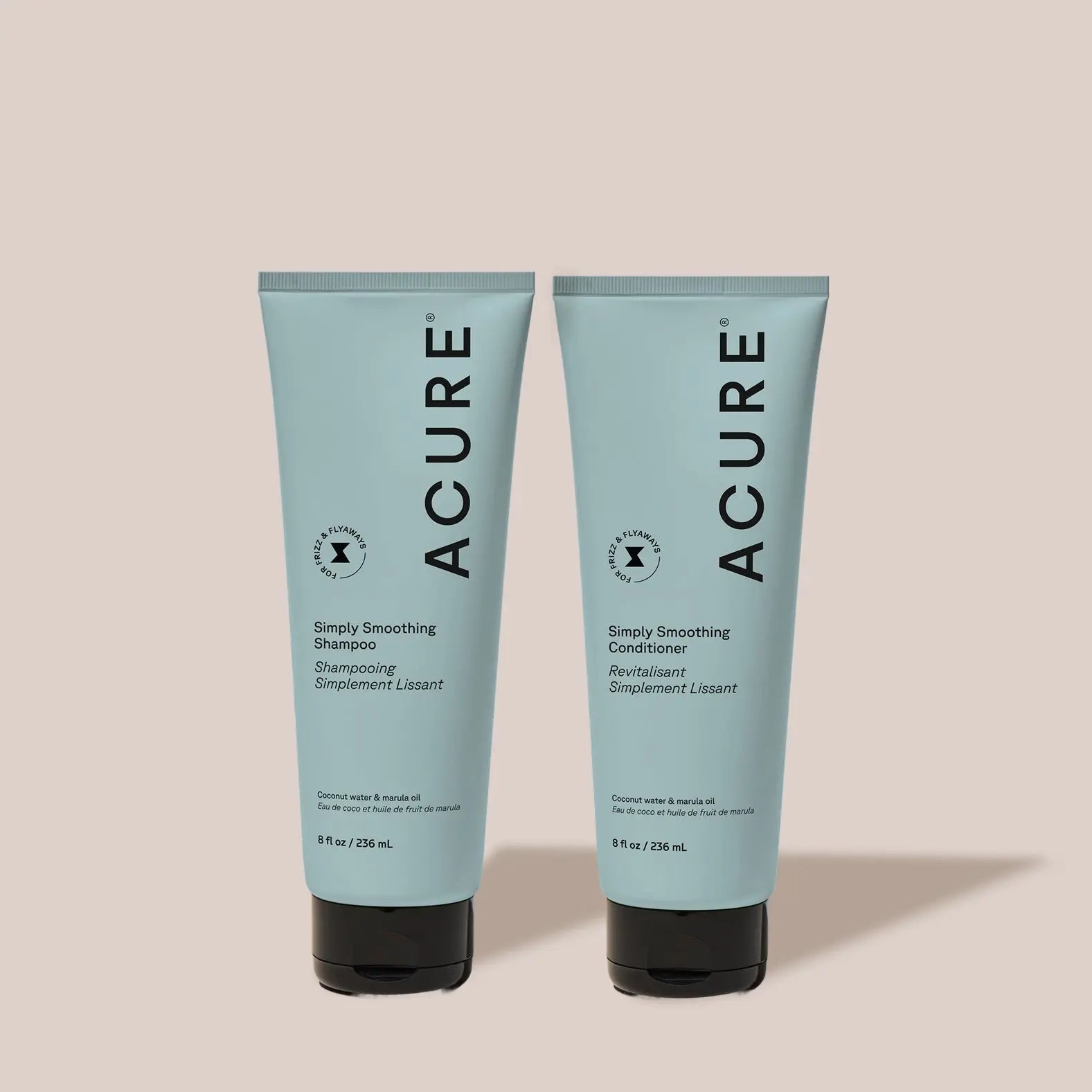 Simply Smoothing Shampoo and Conditioner Set Acure JOLIE'S