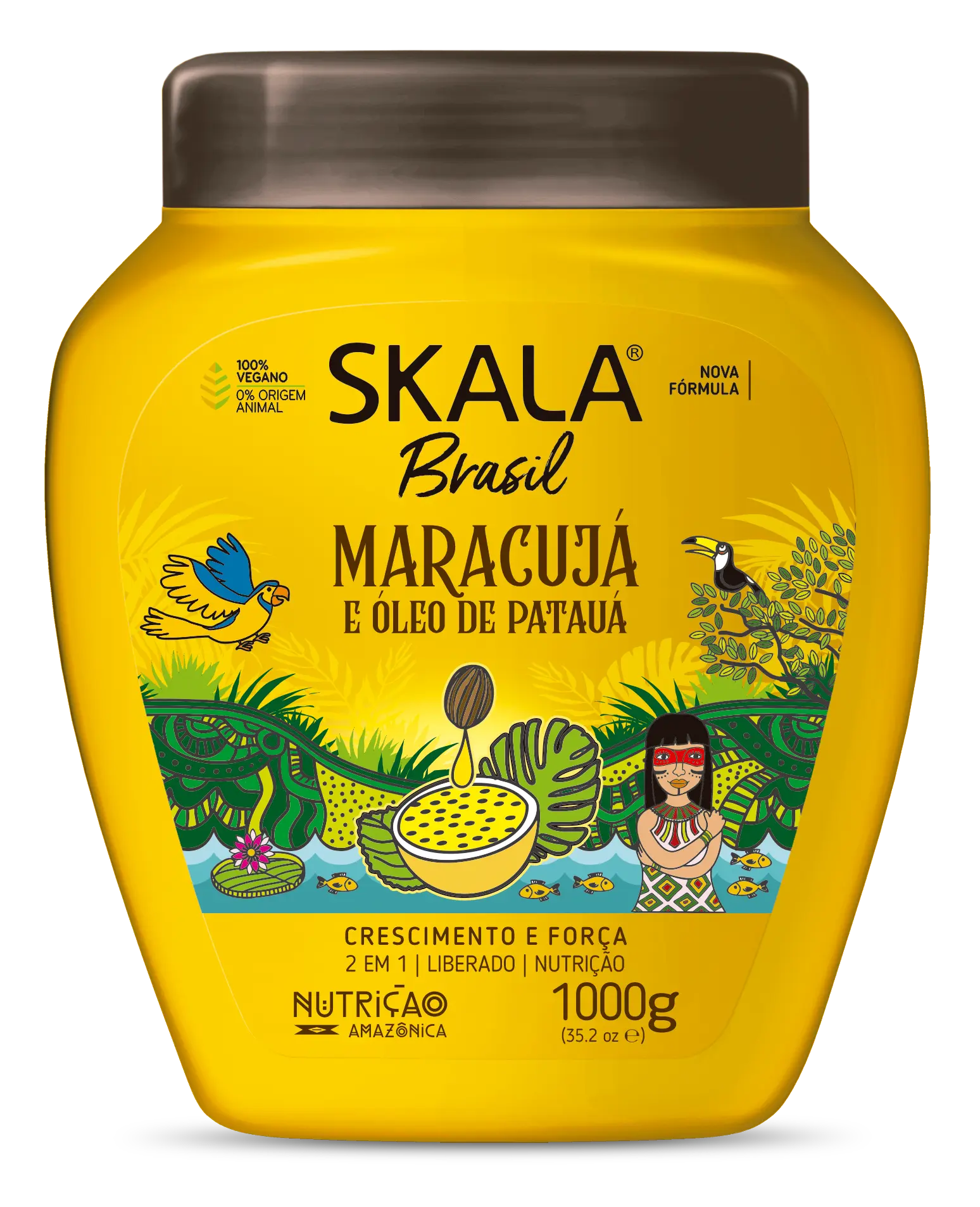 Skala Hair Treatment Cream 2in1 Maracuja e Oleo Pataua 1000g SKALA