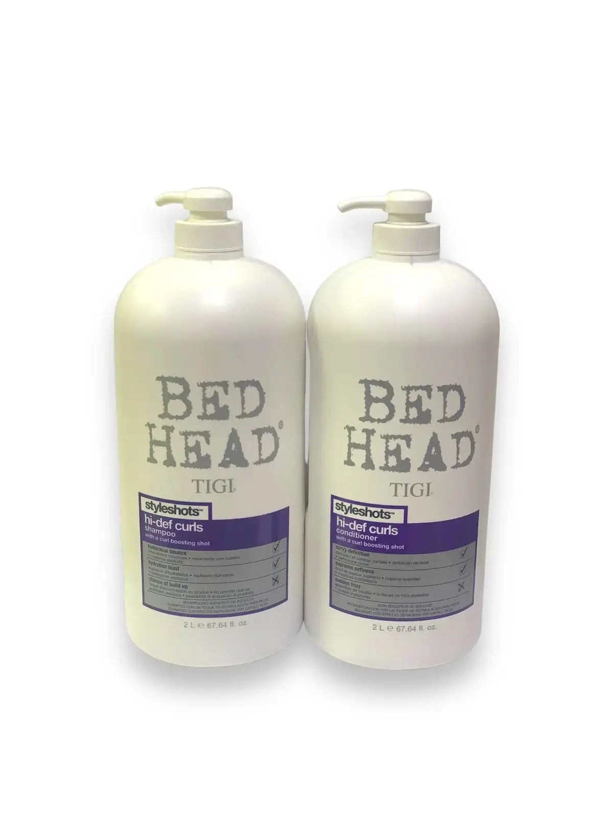 TIGI BED HEAD Styleshots Hi-Def Curls Shampoo & Conditioner Set 2000 ML - JOLIE'S