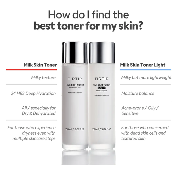 Milk Skin Toner Light TIRTIR Official