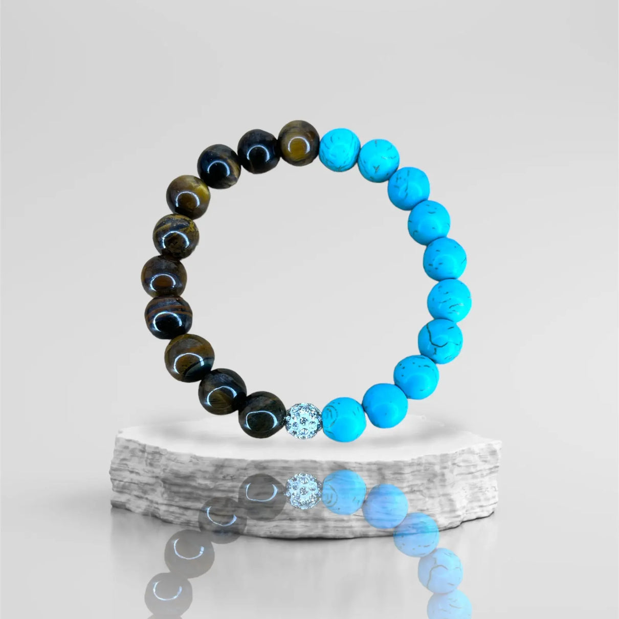 Turquoise and Tiger Eye Natural Stone JOLIE'S JOLIE'S