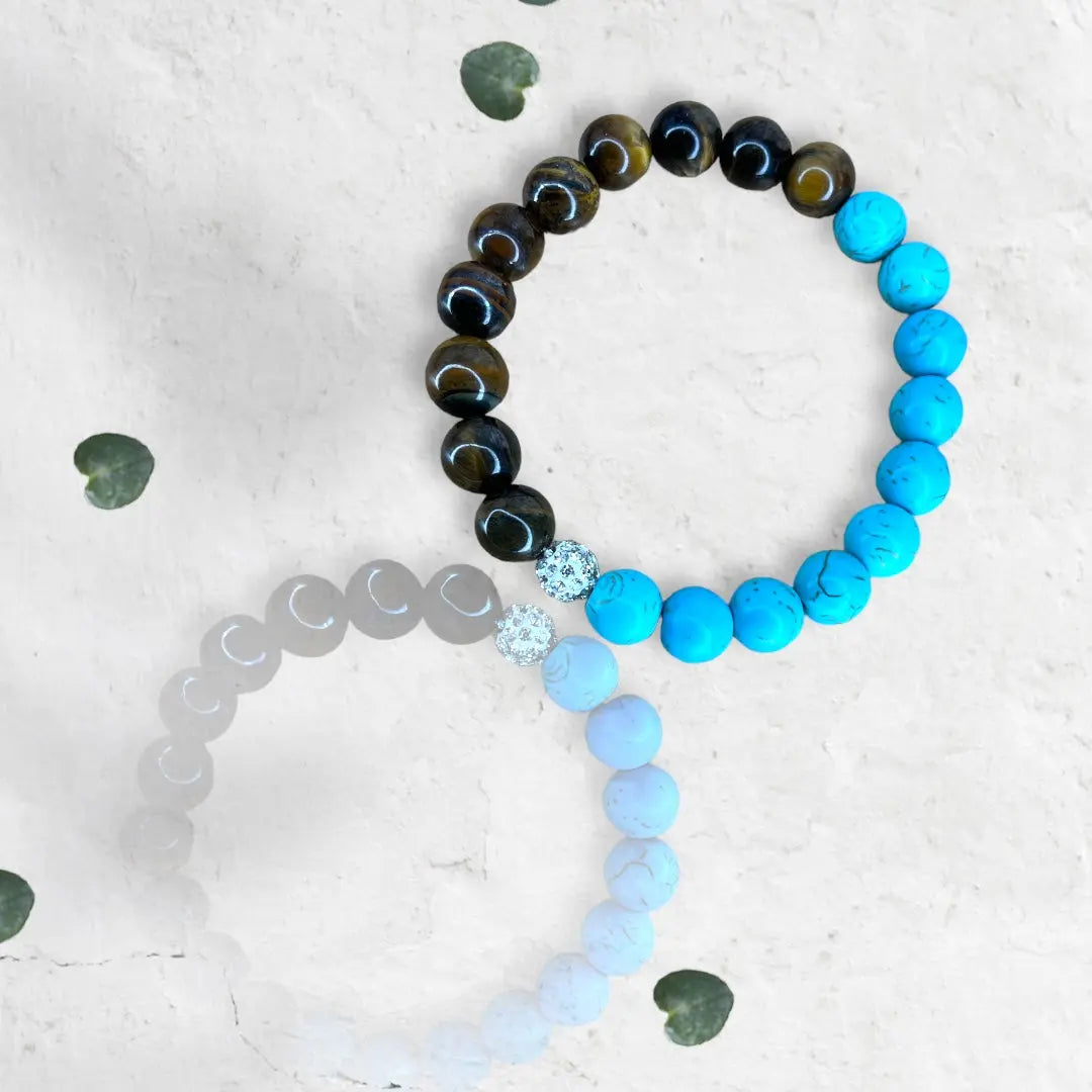 Turquoise and Tiger Eye Natural Stone JOLIE'S JOLIE'S