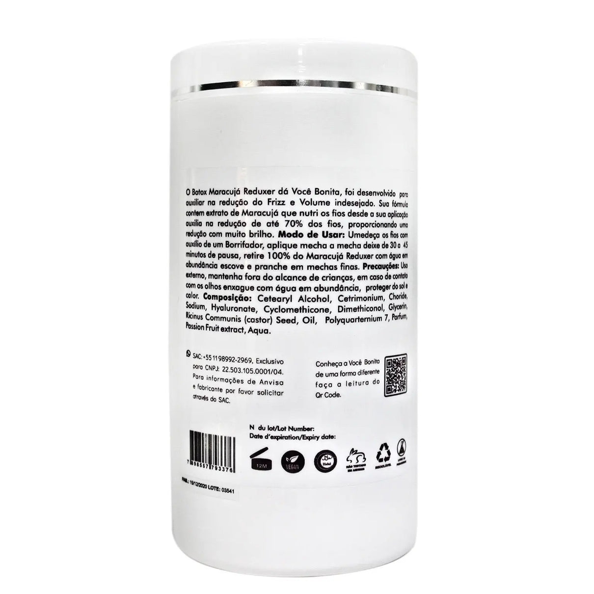 VOCE BONITA Maracuja Reduxer Passion Fruit Proteins 1 KG VOCE BONITA JOLIE'S